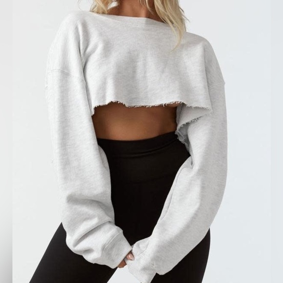 Joah Brown Sweaters - Joah Brown cut off sweatershirt